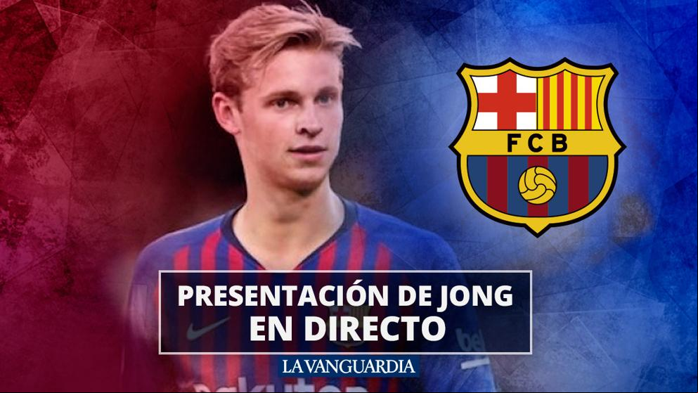 Presentación de Frenkie De Jong con el Barça, en directo