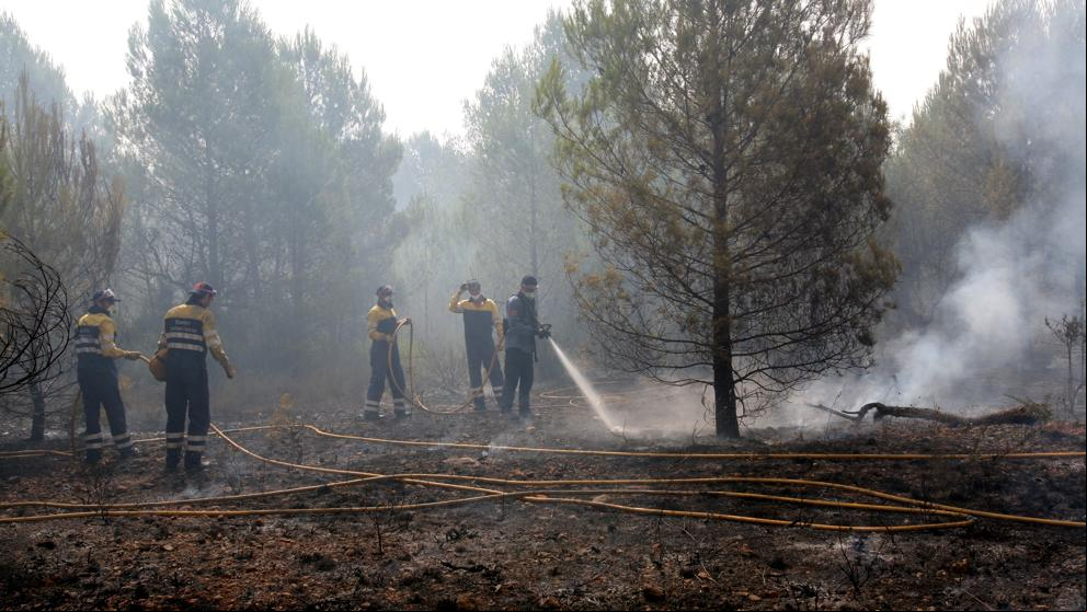 A juicio los dos acusados del incendio de Horta de Sant Joan en el que murieron cinco bomberos