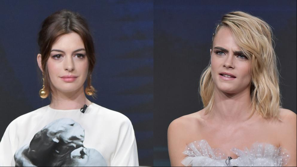 El inesperado duelo de estilo entre Anne Hathaway y Cara Delevingne