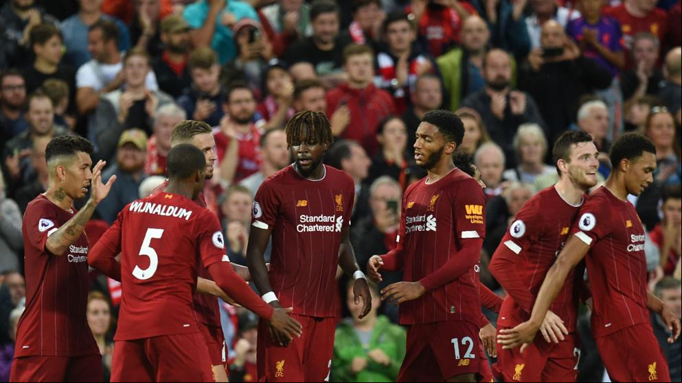 El Liverpool comienza la Premier con una goleada en Anfield