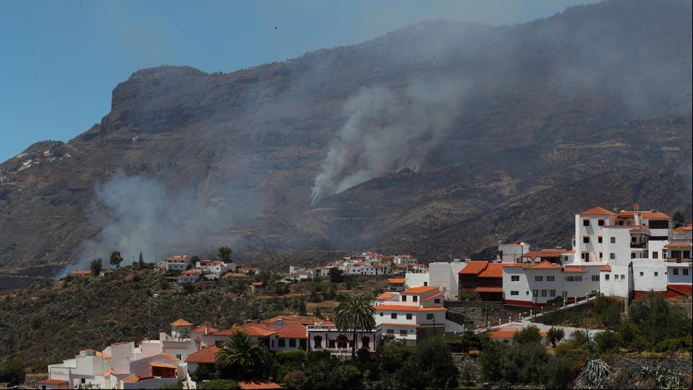 Controlado el incendio de Gran Canaria que ha obligado a desalojar a un millar de personas