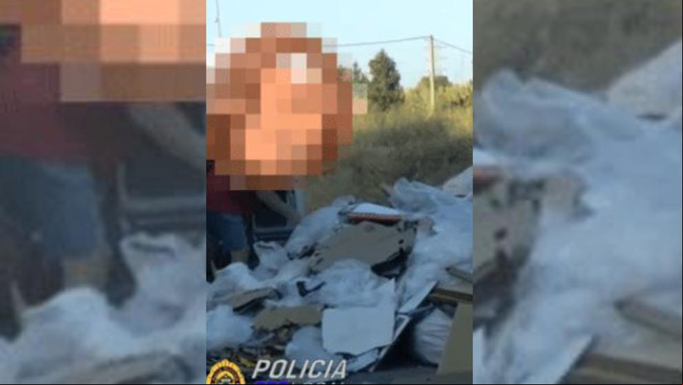 Denunciado por arrojar basura en un vertedero ilegal de Tarragona