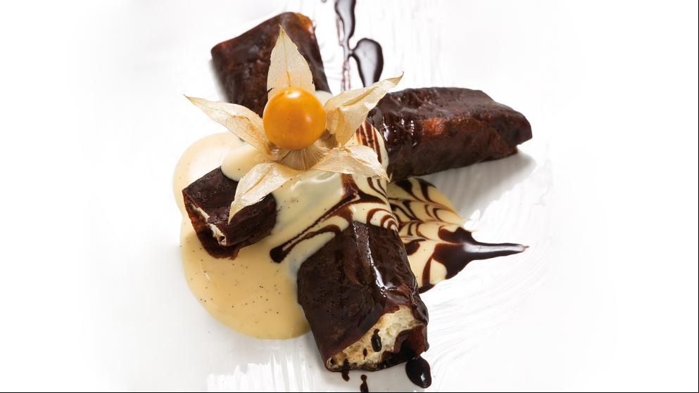 La receta más irresistible de crepes de moca con nata