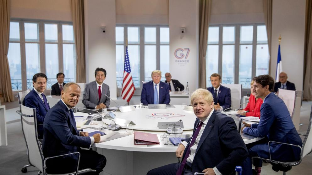 Primeras reuniones de los líderes en el G7