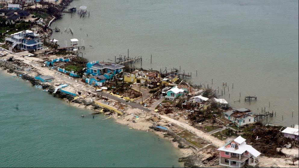 El huracán Dorian ya ha golpeado el norte de las Bahamas