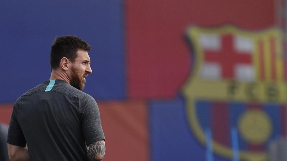 Leo Messi apura para llegar al partido frente al Dortmund