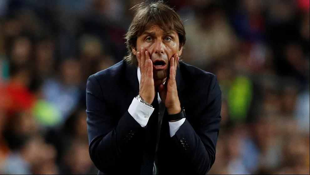 Conte calienta el Inter - Juve insultando a unos aficionados