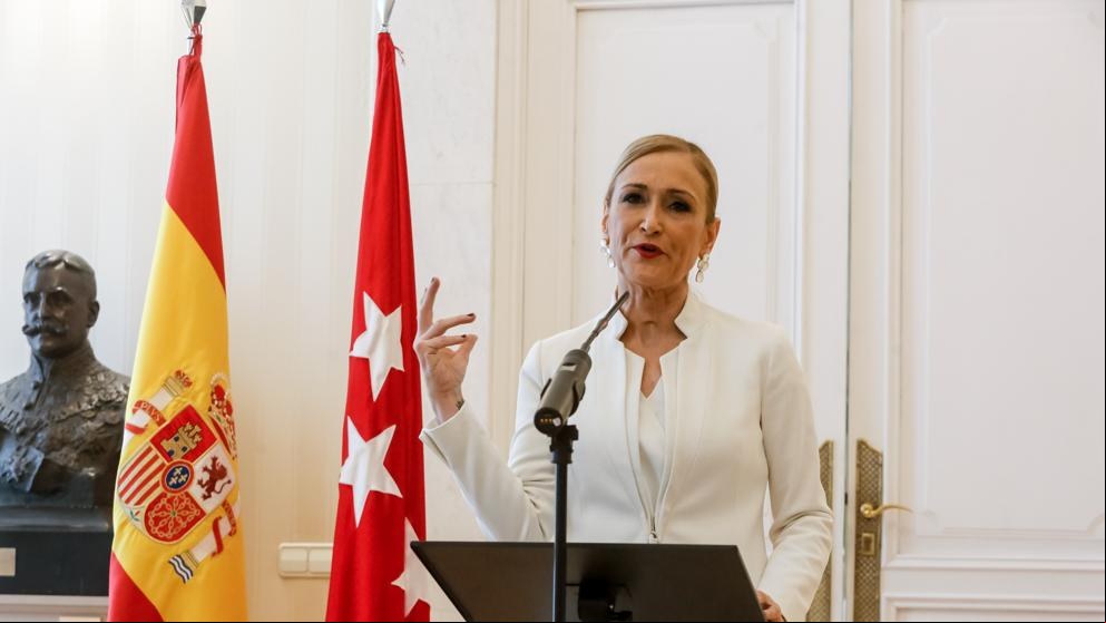 Cifuentes declara por su participación en la financiación ilegal del PP de Madrid