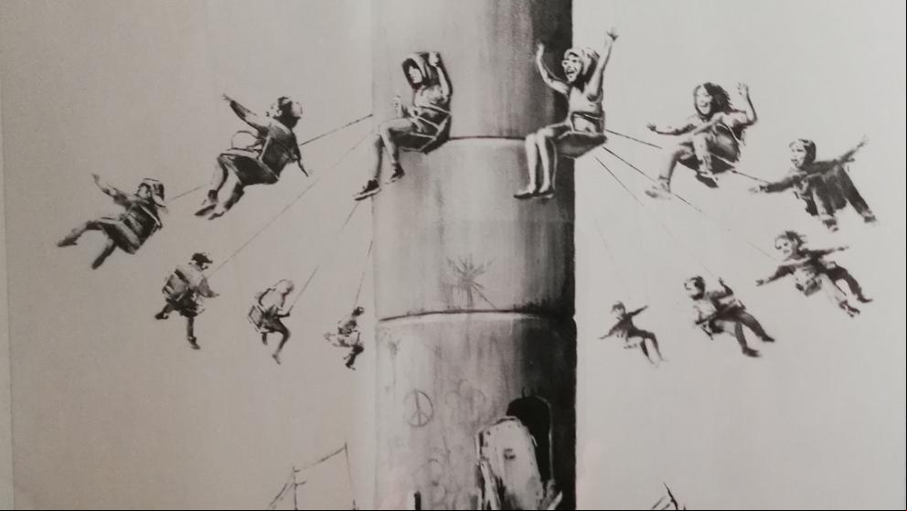 Dos obras de Banksy, a la venta por 2.000 euros en Madrid