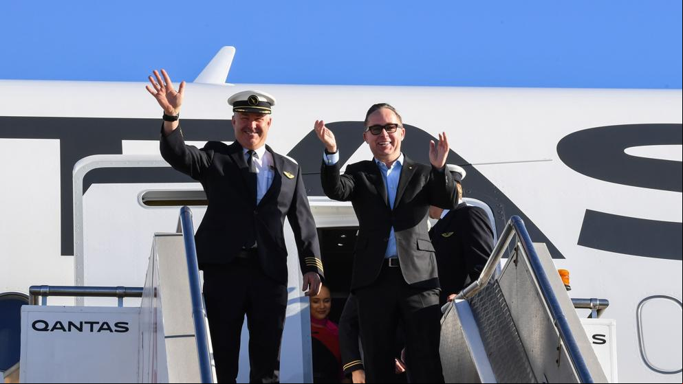 Éxito del primer vuelo Nueva York - Sídney sin escalas