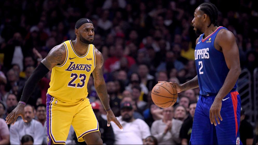 Leonard somete a los Lakers en su debut con los Clippers