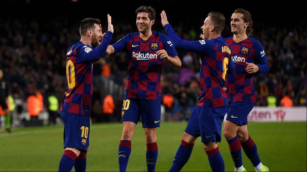 El Barça realiza el último entrenamiento antes de su viaje a Cartagena