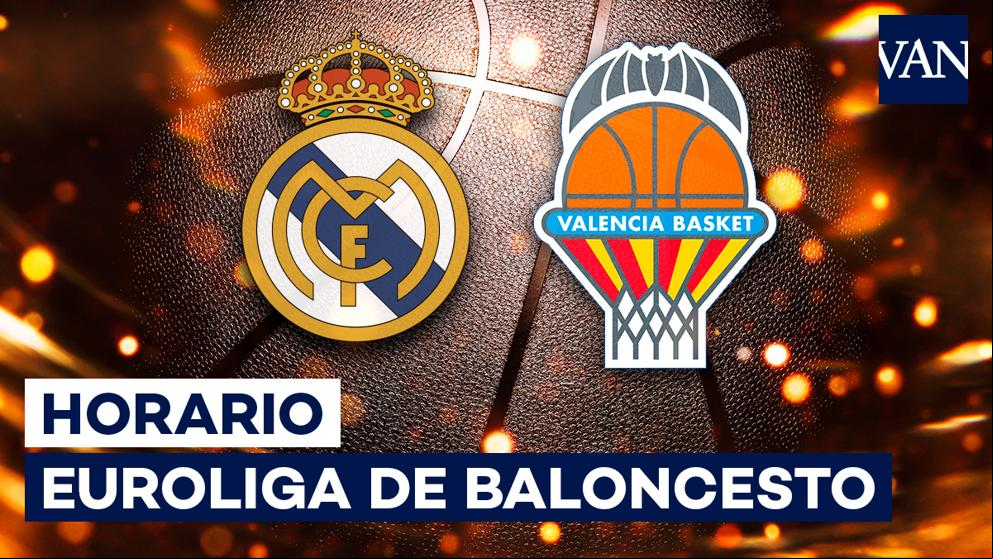 Real Madrid - Valencia Basket: Horario y dónde ver el partido de la Euroliga de baloncesto