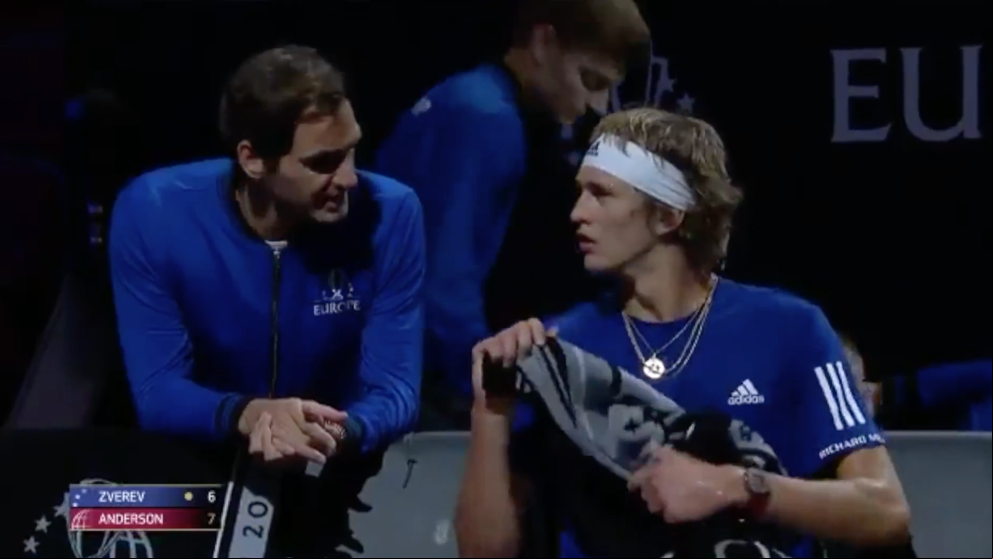 Sale a la luz el vídeo en el que Federer llora y Zverev le consuela
