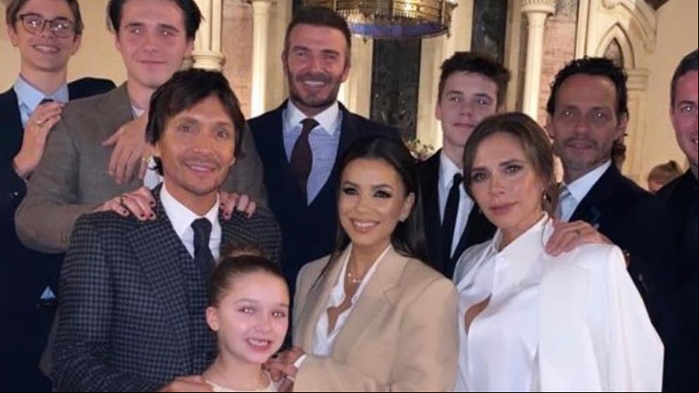 La gran celebración de bautizo de los hijos pequeños de la familia Beckham