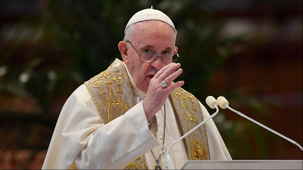 El papa Francisco reclama solidaridad en Europa frente a la pandemia