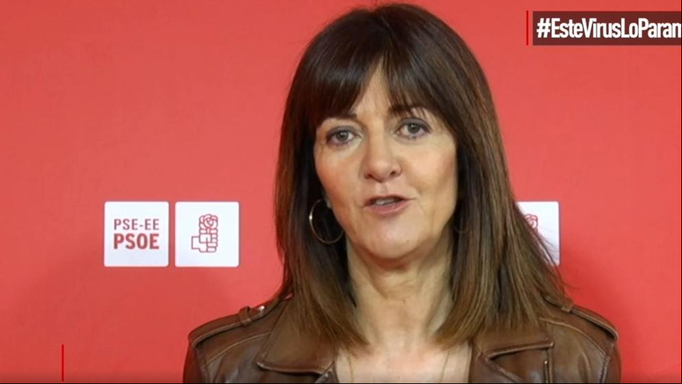 Idoia Mendia, ingresada en Bilbao por coronavirus