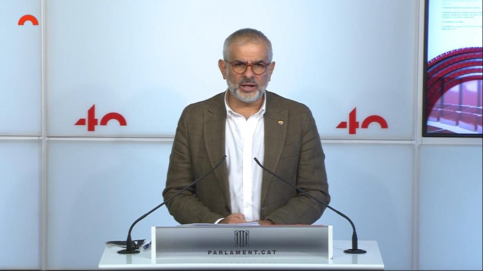 Carlos Carrizosa denuncia los “negocios turbios con el Govern” de la trama investigada por el Tsunami Democràtic
