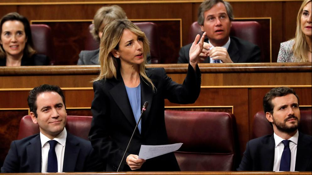 Lastra y Álvarez de Toledo se enzarzan en la Junta de Portavoces previa al debate