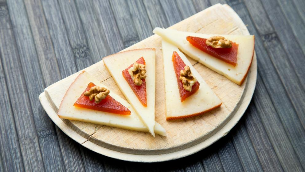 Idiazábal con membrillo, una combinación deliciosa