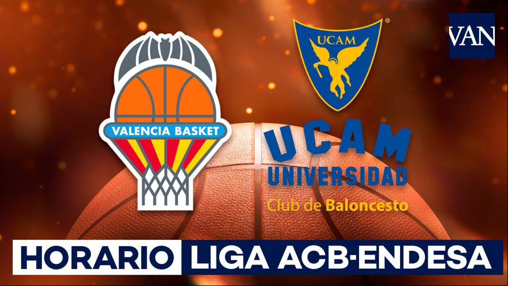 Valencia Basket - UCAM Murcia: Horario y dónde ver el partido de la liga ACB