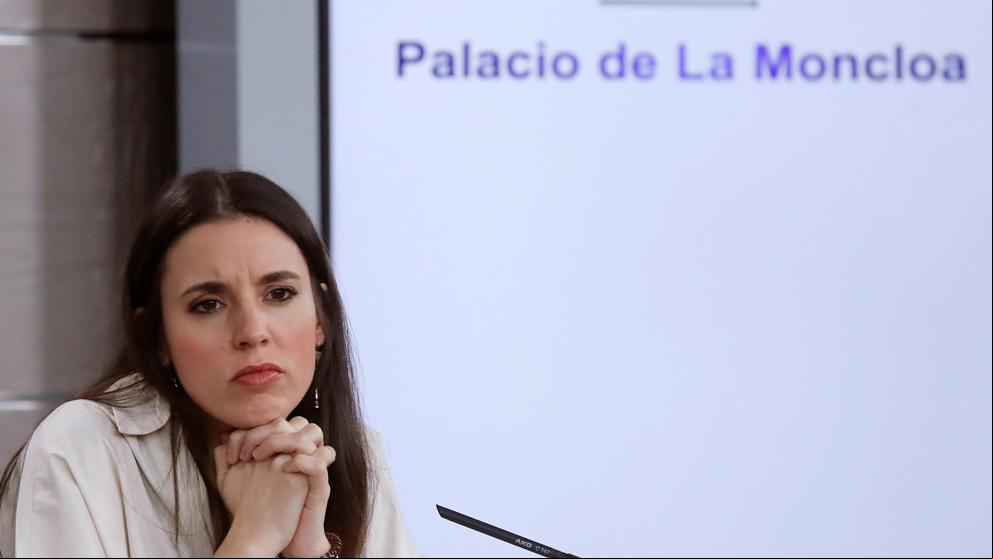 Irene Montero defiende el derecho de los hijos de padres “machistas” a ser educados en “la libertad, la igualdad y el feminismo”