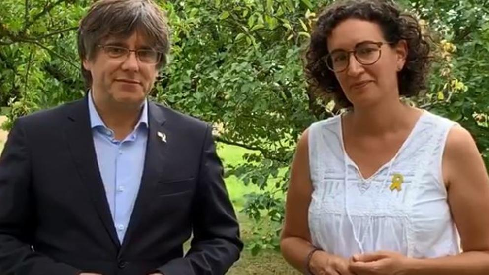 Marta Rovira reaparece en el Parlament en videoconferencia desde Suiza