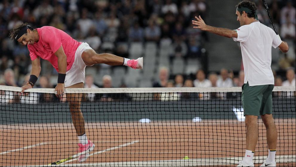 Nadal y Federer baten el récord del partido con más público de la historia Nadal y Federer baten el récord del partido con más público de la historia
