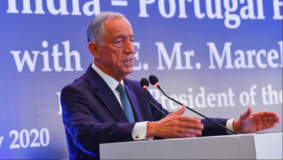 El presidente de Portugal, en aislamiento voluntario por el coronavirus