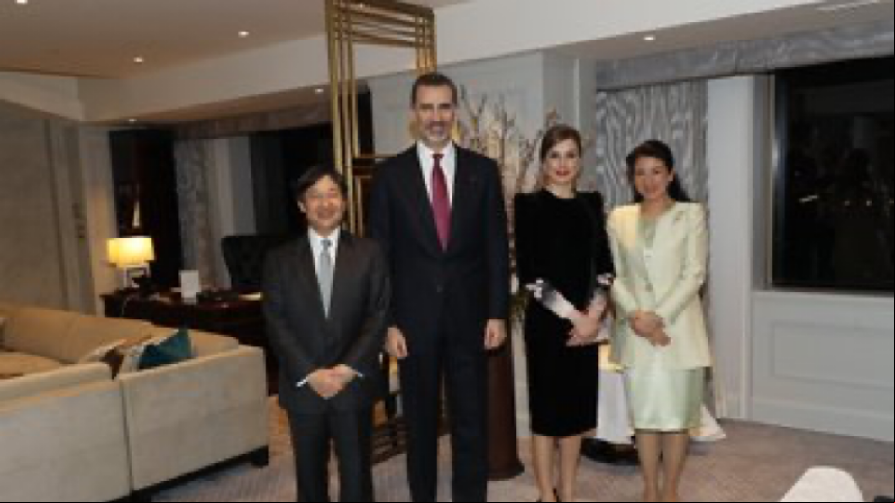 El Rey comparte con Naruhito su preocupación por el Covid-19