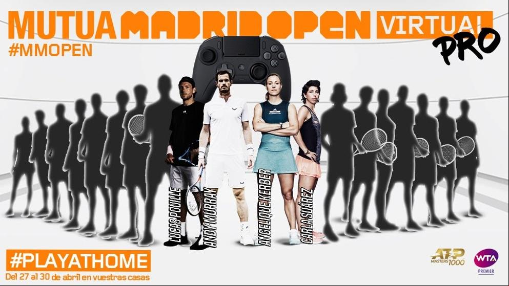 Carla Suárez y Andy Murray se unen al cartel de la edición virtual del Mutua Madrid Open