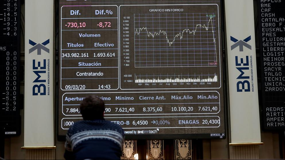 El Ibex 35 logra una subida pese a las aciagas previsiones económicas