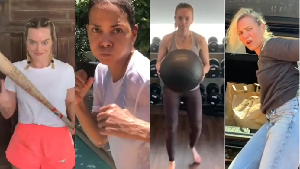 Las actrices de Hollywood dan la patada al confinamiento
