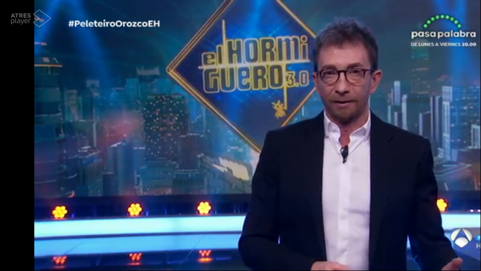 Pablo Motos pide a los informativos que enseñen “a la gente que respeta las normas”
