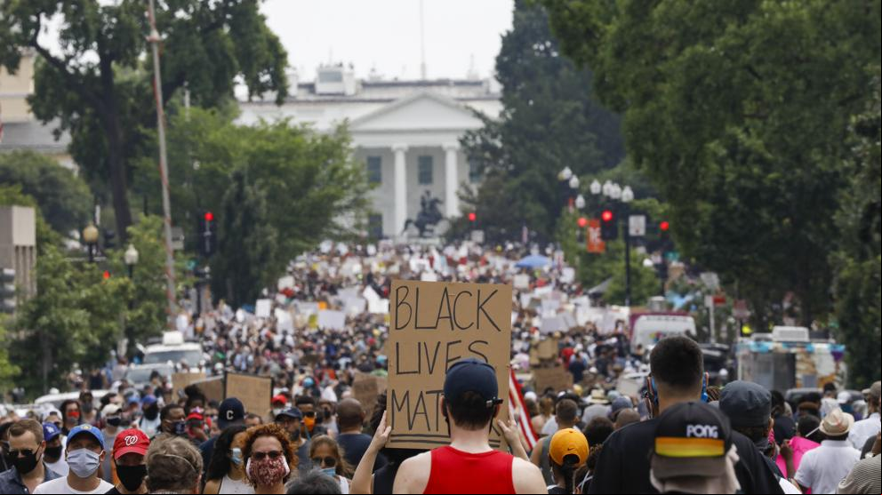 Washington retumba con la mayor protesta desde la muerte de George Floyd