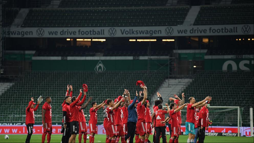 La celebración más fría del Bayern: sin trofeo y con cervezas individuales