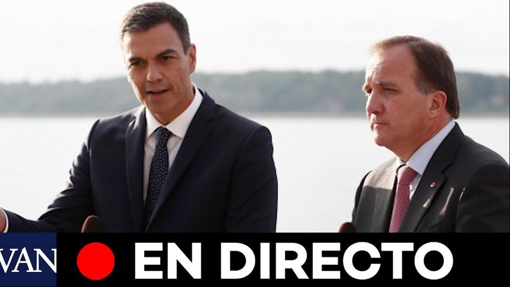 [EN DIRECTO]: Sánchez se reúne con el primer ministro de Suecia, Stefan Löfven