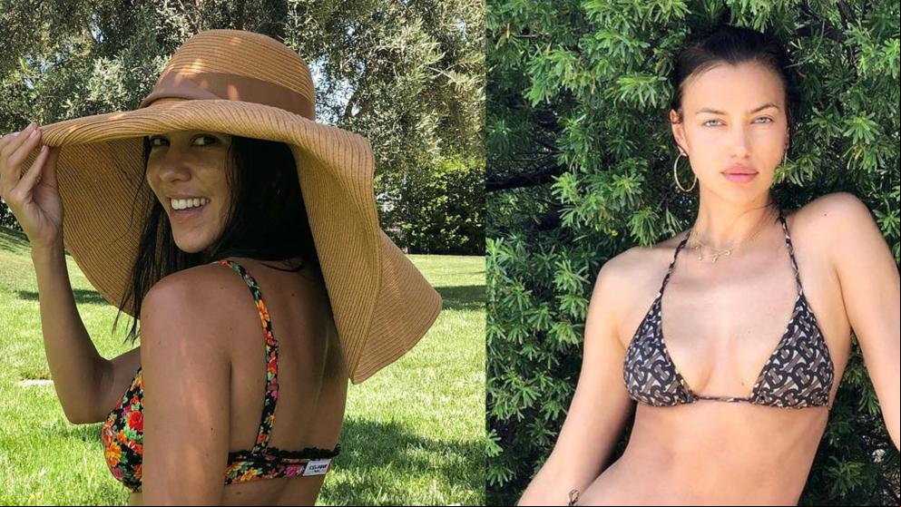 El bañador con el estampado más salvaje que ha unido a Irina Shayk y Kourtney Kardashian