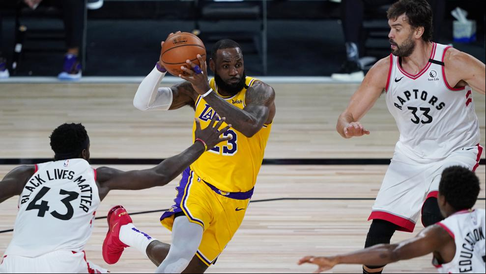 Los Raptors de Gasol se estrenan con triunfo ante los Lakers de Lebron James