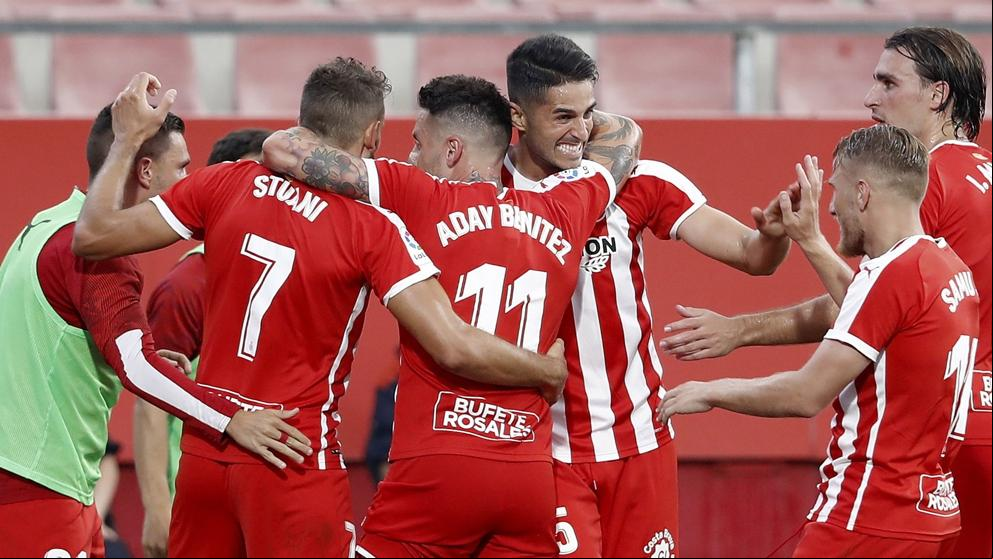 Un gol de Stuani permite al Girona soñar con el ascenso