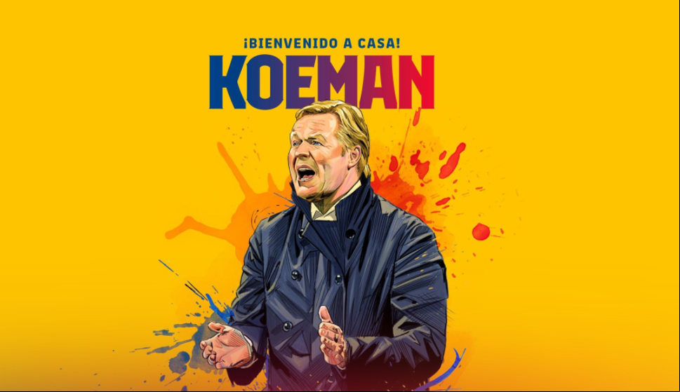 Ronald Koeman ya es el nuevo entrenador del Barça