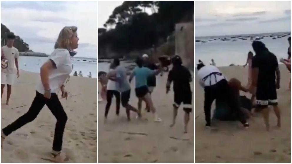 El propietario de un restaurante en Llafranc agrede a un joven que se le cayó la pelota de voleibol en su local