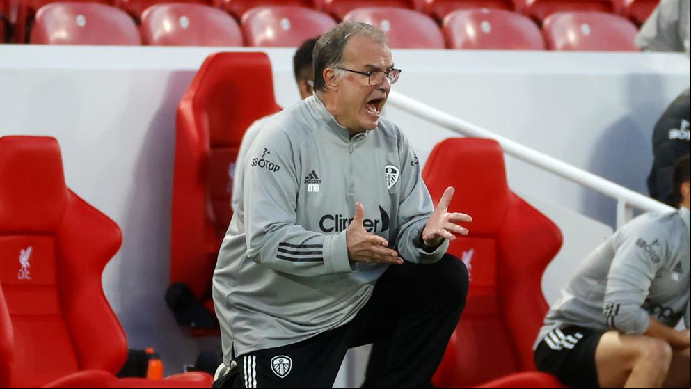Festival de goles en la sufrida victoria del Liverpool ante el Leeds de Bielsa