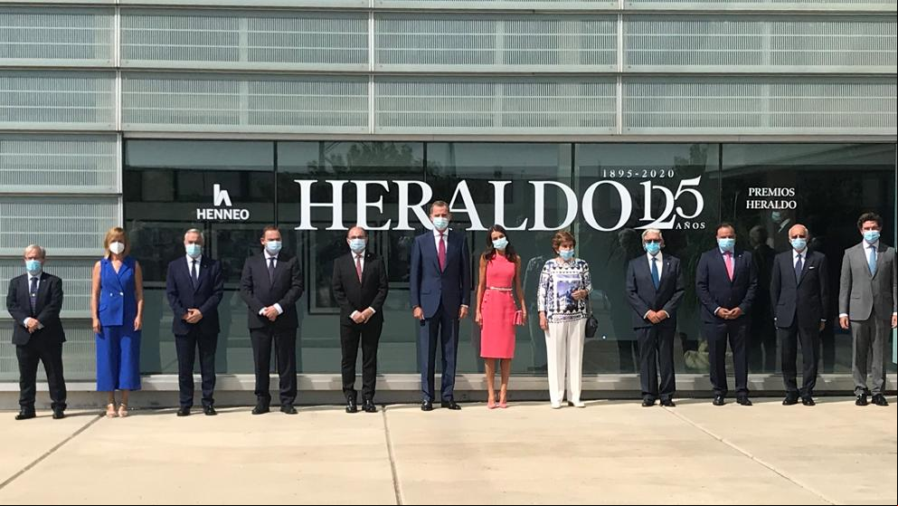 El Heraldo de Aragón celebra sus 125 años de historia junto a los Reyes