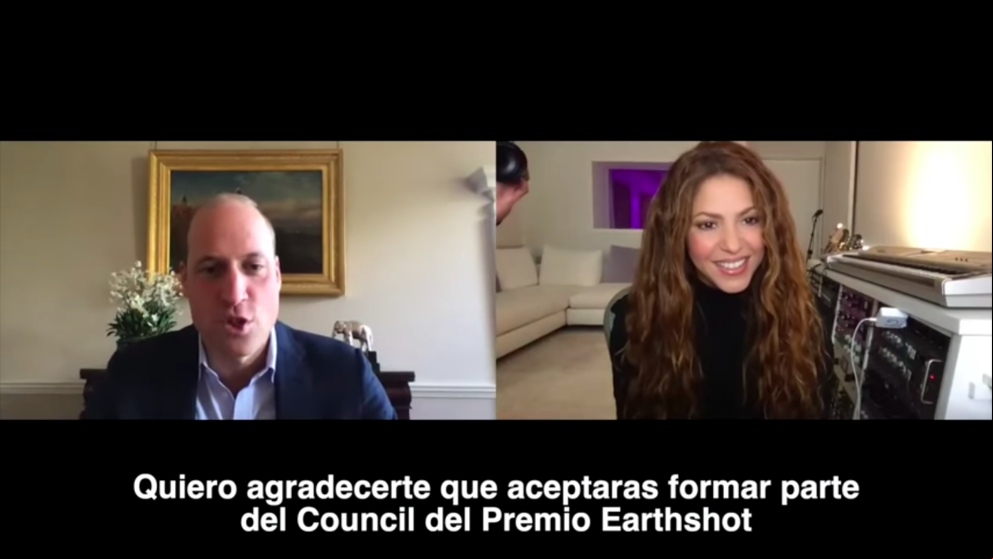 Invitación a Colombia, planes eco con sus hijos… así fue la charla entre Shakira y el príncipe Guillermo