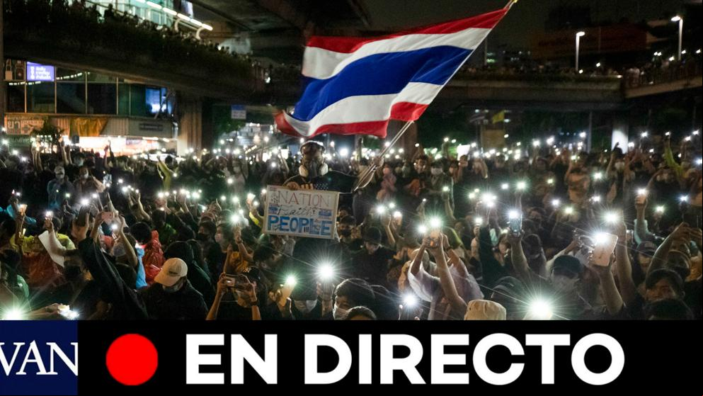 Sexto día consecutivo de protestas en Bangkok, en directo