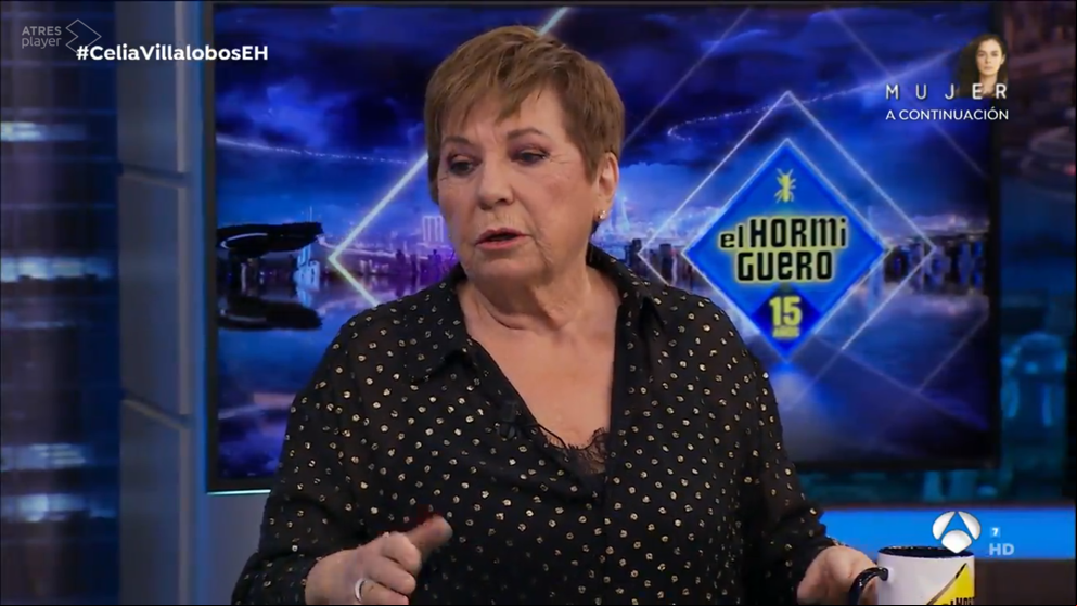 Celia Villalobos en ‘El Hormiguero’: “Los de Candy Crush no me han llamado para darme las gracias”
