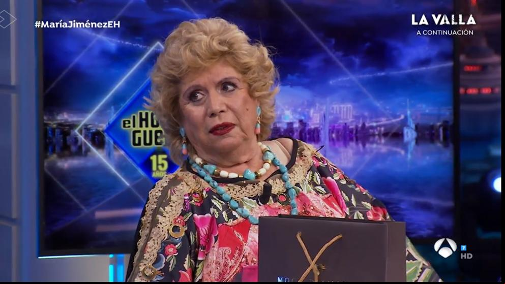 María Jiménez en ‘El Hormiguero’: “Mi abuelo se jugó a su mujer a las cartas y la perdió”