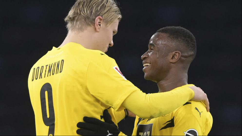 Haaland celebra el Golden Boy con cuatro goles al Hertha