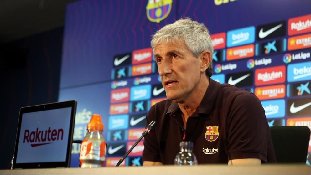 Quique Setién lleva al Barça a los tribunales